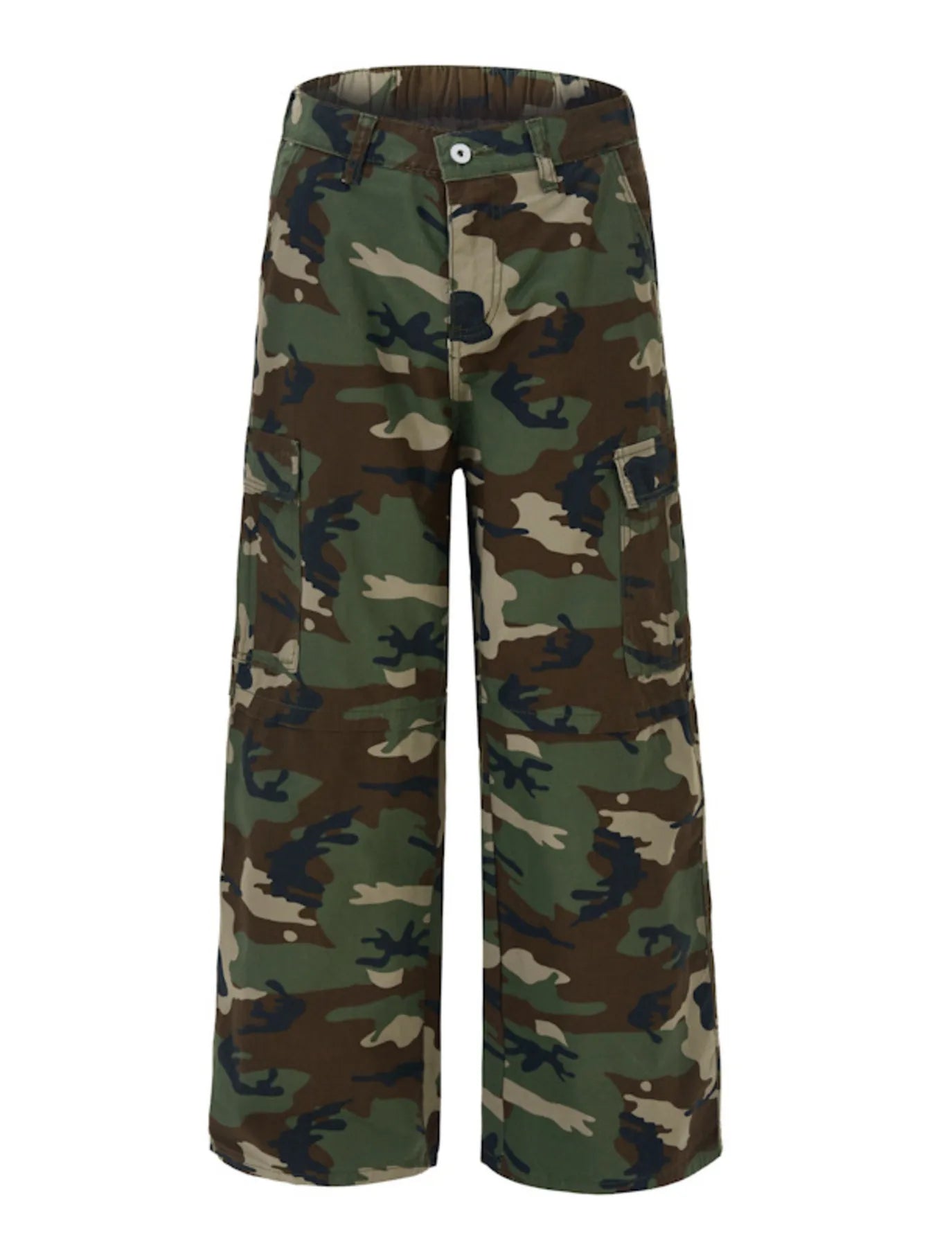 Men's Loose Fit Camouflage Cargo Pants