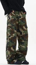 Men's Loose Fit Camouflage Cargo Pants