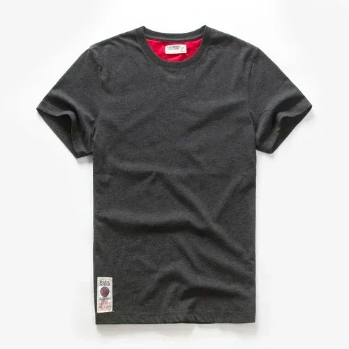 Men's T-shirt Men's clothing Causal Cotton Basic Tshirt Male streetwear Short sleeve tee Man Y2k Tops Oversized Graphic T-shirts