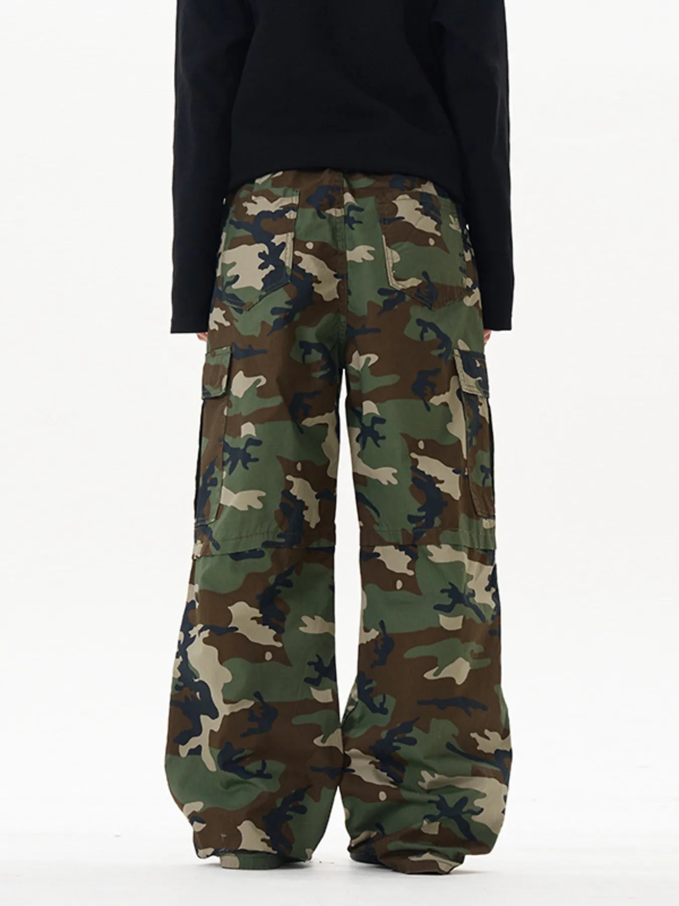 Men's Loose Fit Camouflage Cargo Pants