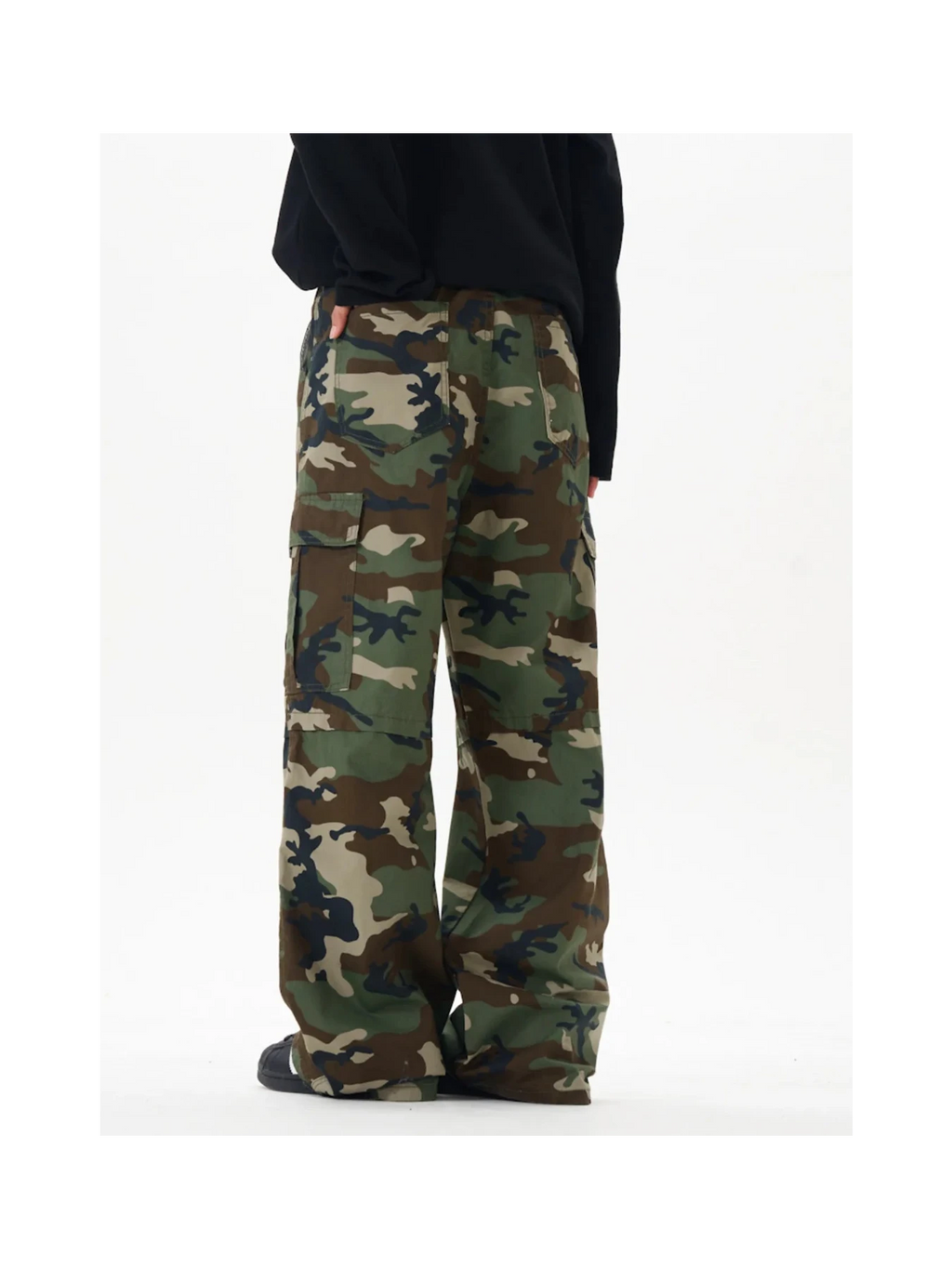 Men's Loose Fit Camouflage Cargo Pants