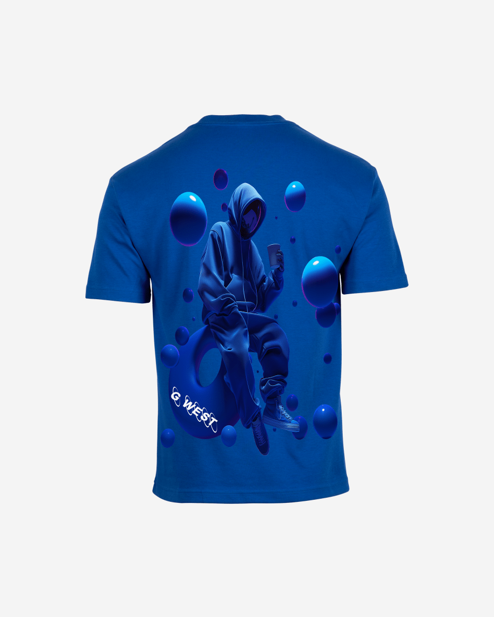 G West Oversized Blue Tee