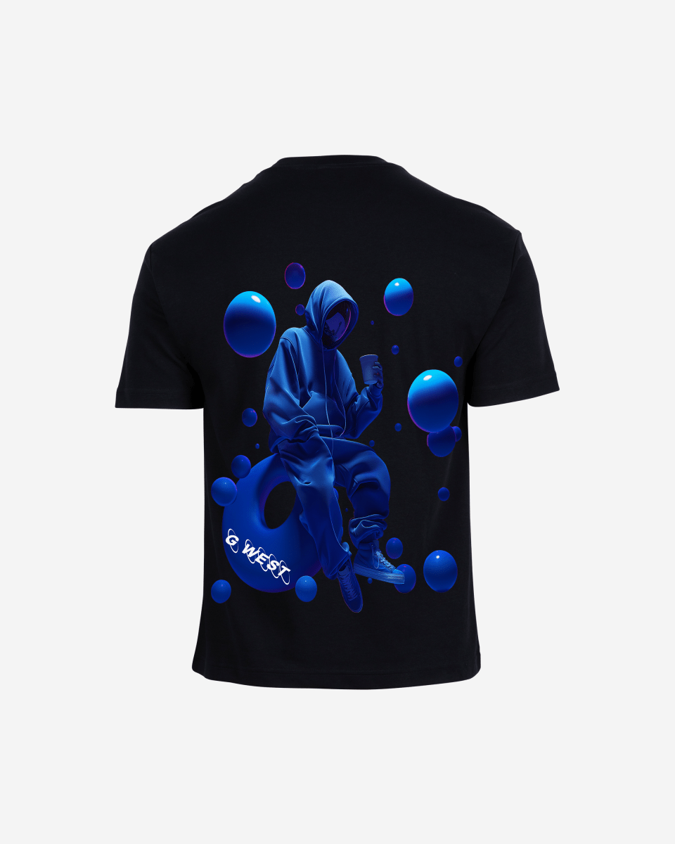G West Oversized Blue Tee