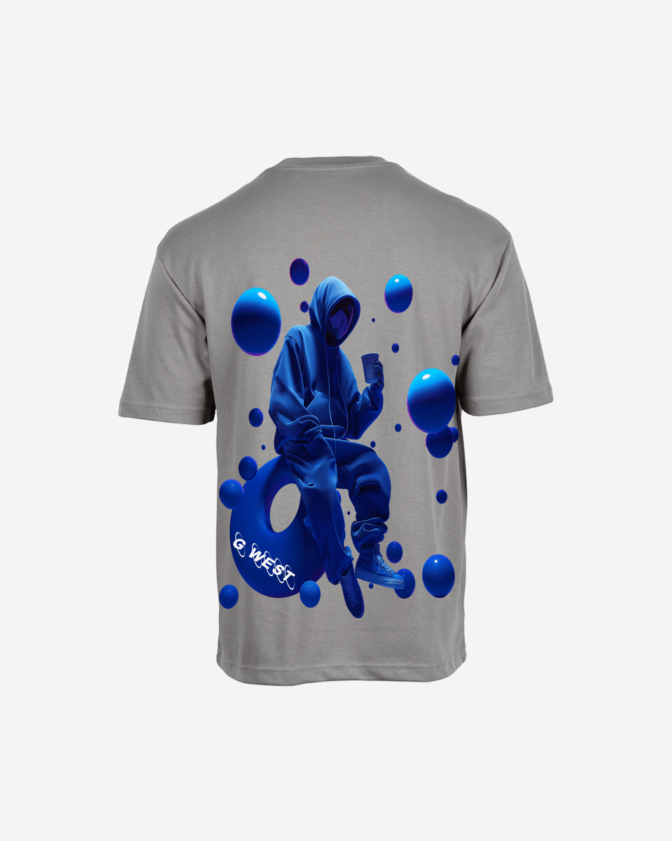 G West Oversized Blue Tee