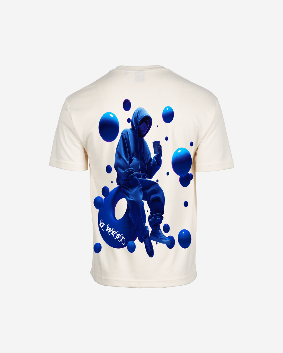 G West Oversized Blue Tee