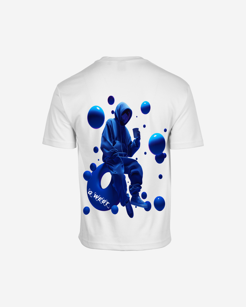 G West Oversized Blue Tee