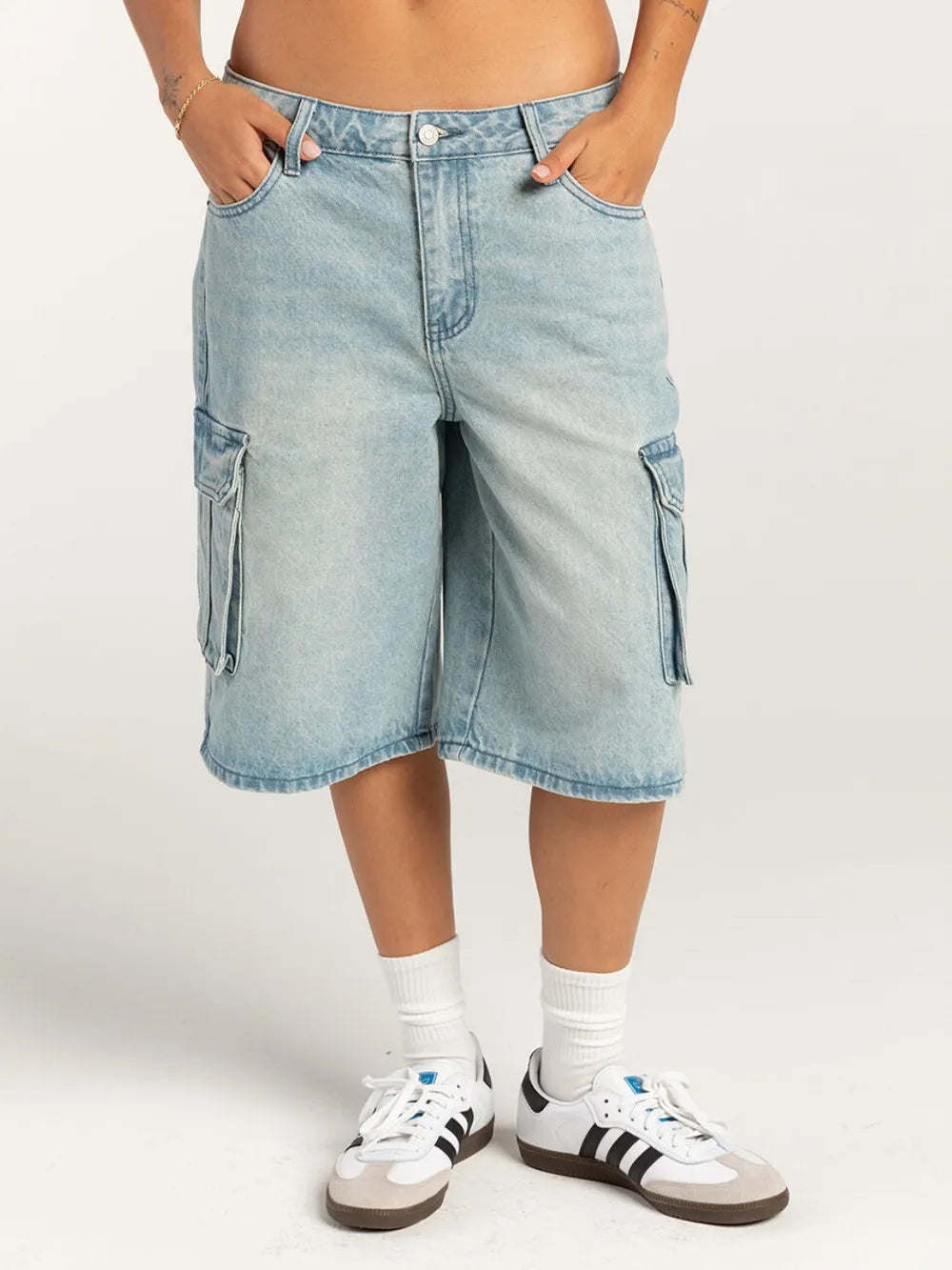 Washed Workwear Straight Leg Jeans
