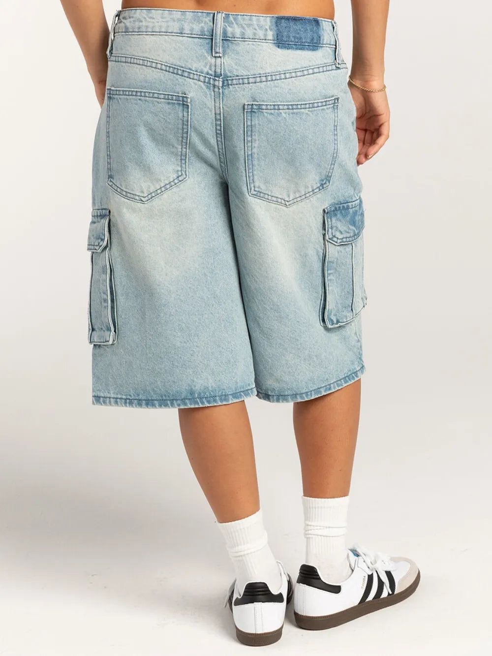 Washed Workwear Straight Leg Jeans