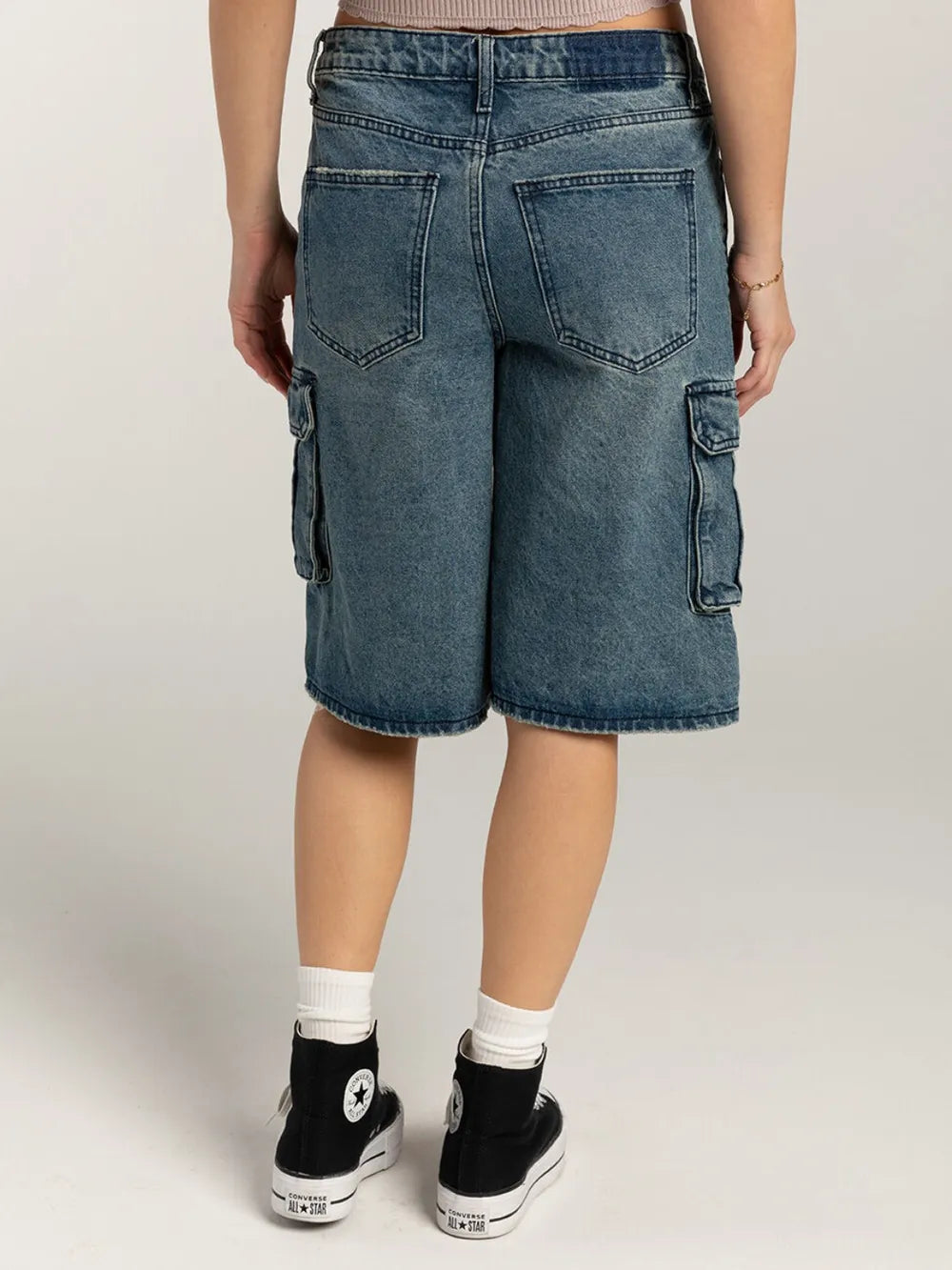 Washed Workwear Straight Leg Jeans